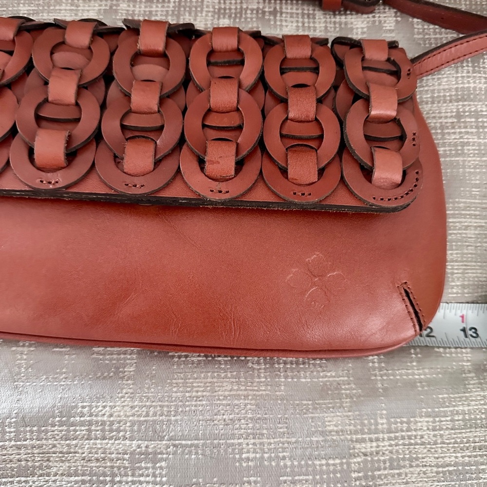 New Patricia Nash Baku Leather Clutch/Crossbody Bag - Picture 6 of 10